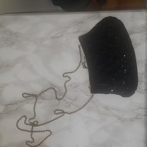 Beaded evening clutch